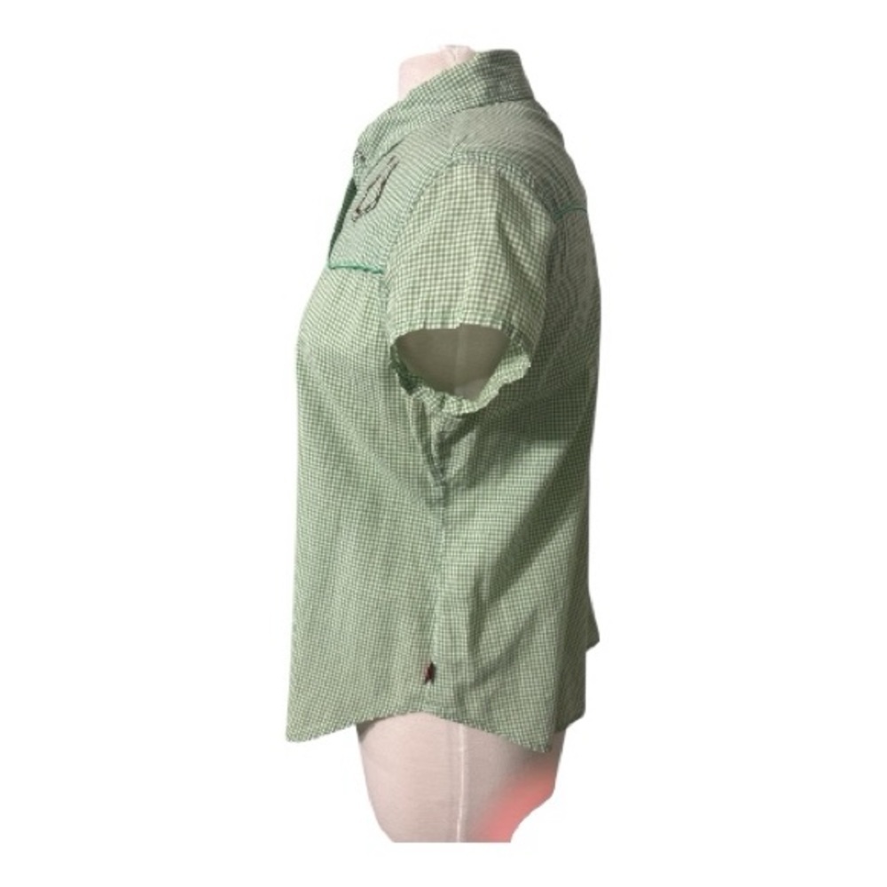 Levi's Green Checkered Button Down Shirt - Picture 5 of 8